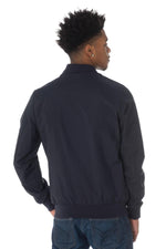 Men's navy blue striped jacket - Image n°5