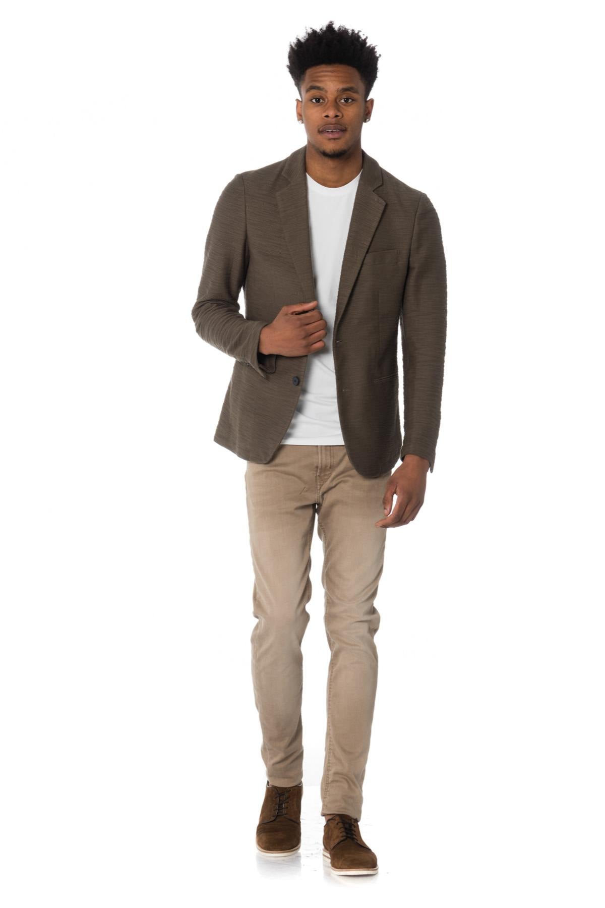 Antony Morato men's textured cotton blazer - Image n°2