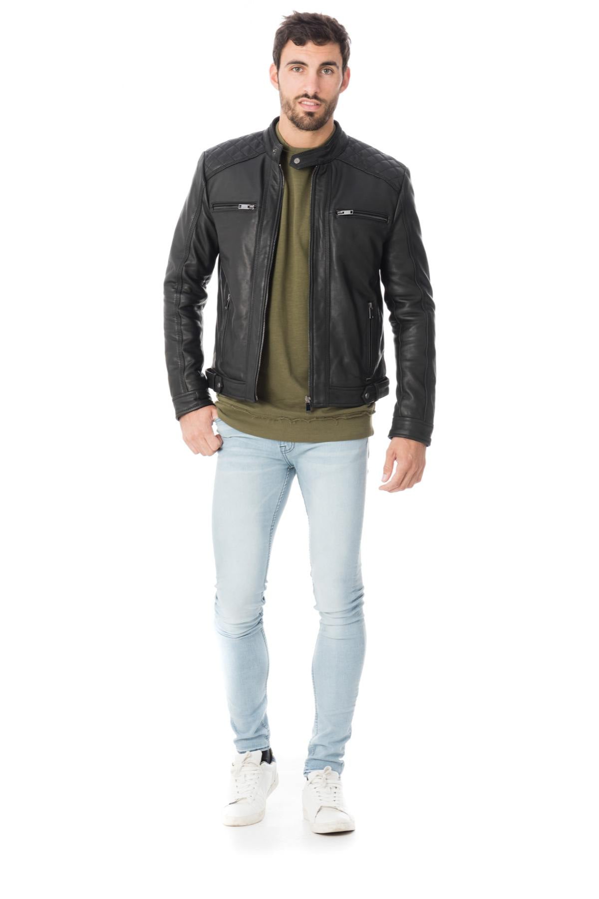 Cityzen cowhide leather jacket - Image n°2