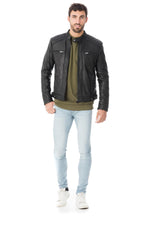 Cityzen cowhide leather jacket - Image n°2