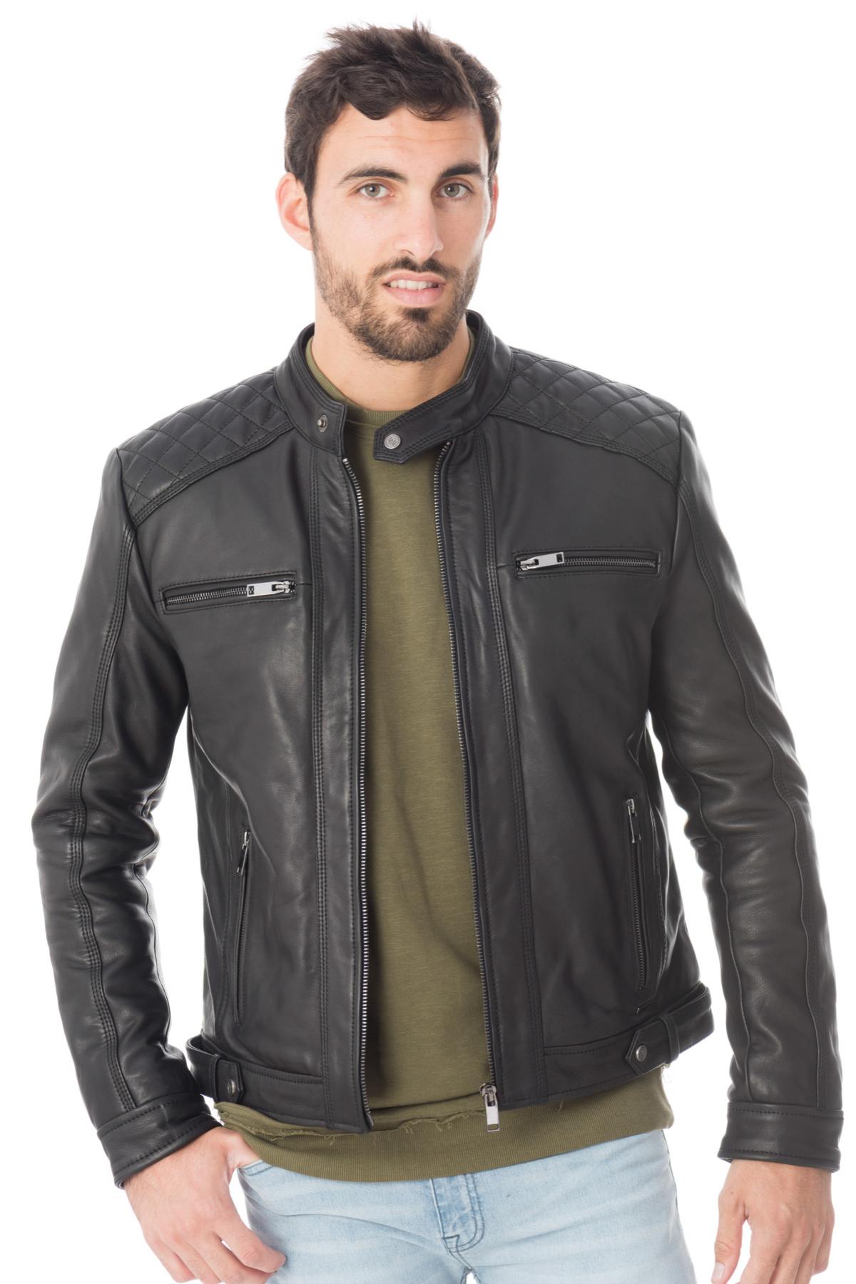Cityzen cowhide leather jacket - Image n°3