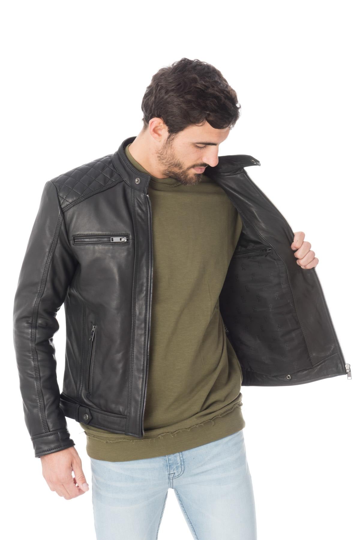 Cityzen cowhide leather jacket - Image n°4