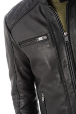 Cityzen cowhide leather jacket - Image n°6