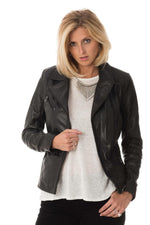 Rose Garden perfecto in black sheepskin - Image n°8