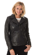 Rose Garden perfecto in black sheepskin - Image n°10