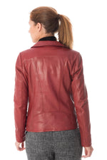 Women's fitted red jacket - Image n°5