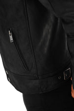 Lambskin biker jacket - Image n°6