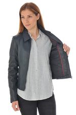 Women's jacket with shirt collar - Image n°4