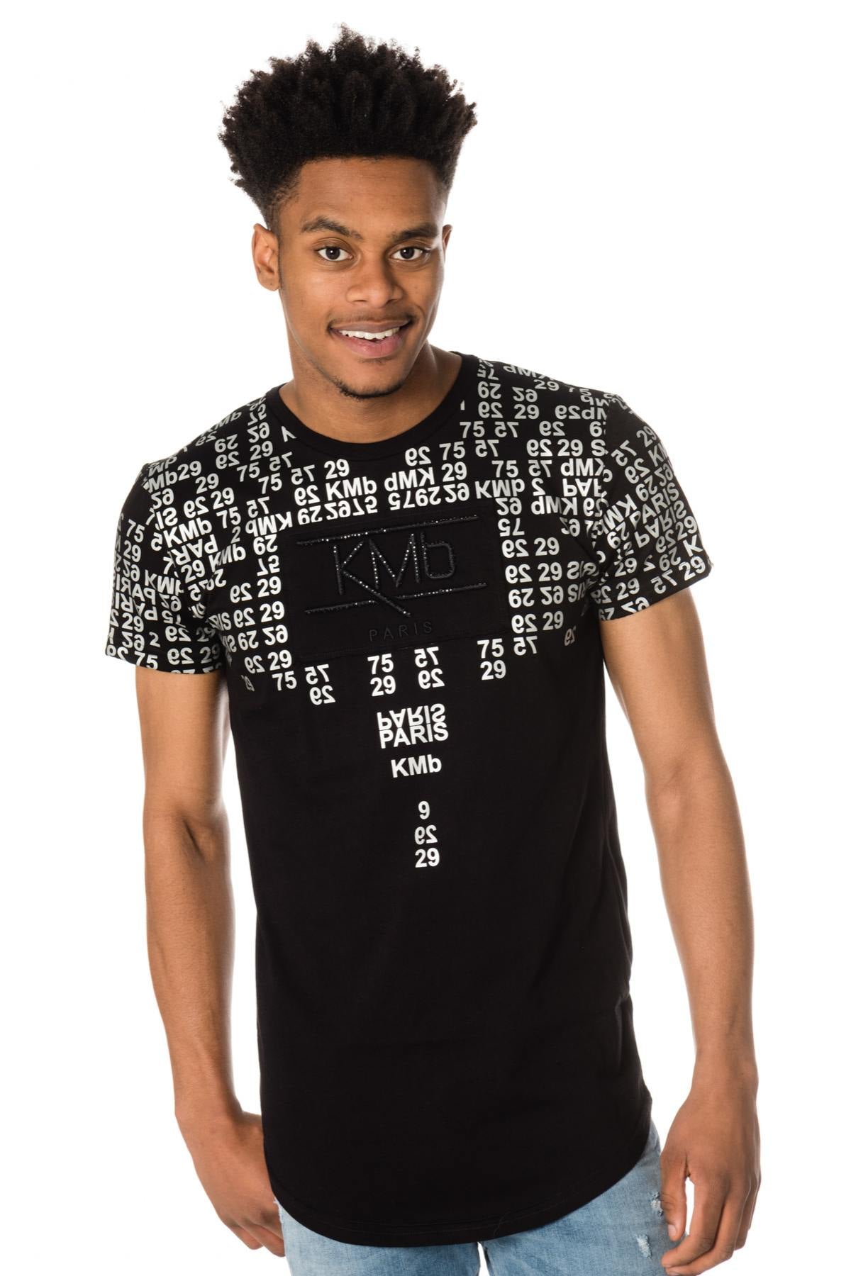 PSG Kylian Mbappé black t-shirt - Image n°1