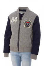 Children's Redskins Teddy in blue and gray cotton - Image n°2
