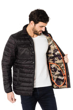 Schott NYC black down jacket - Image n°4