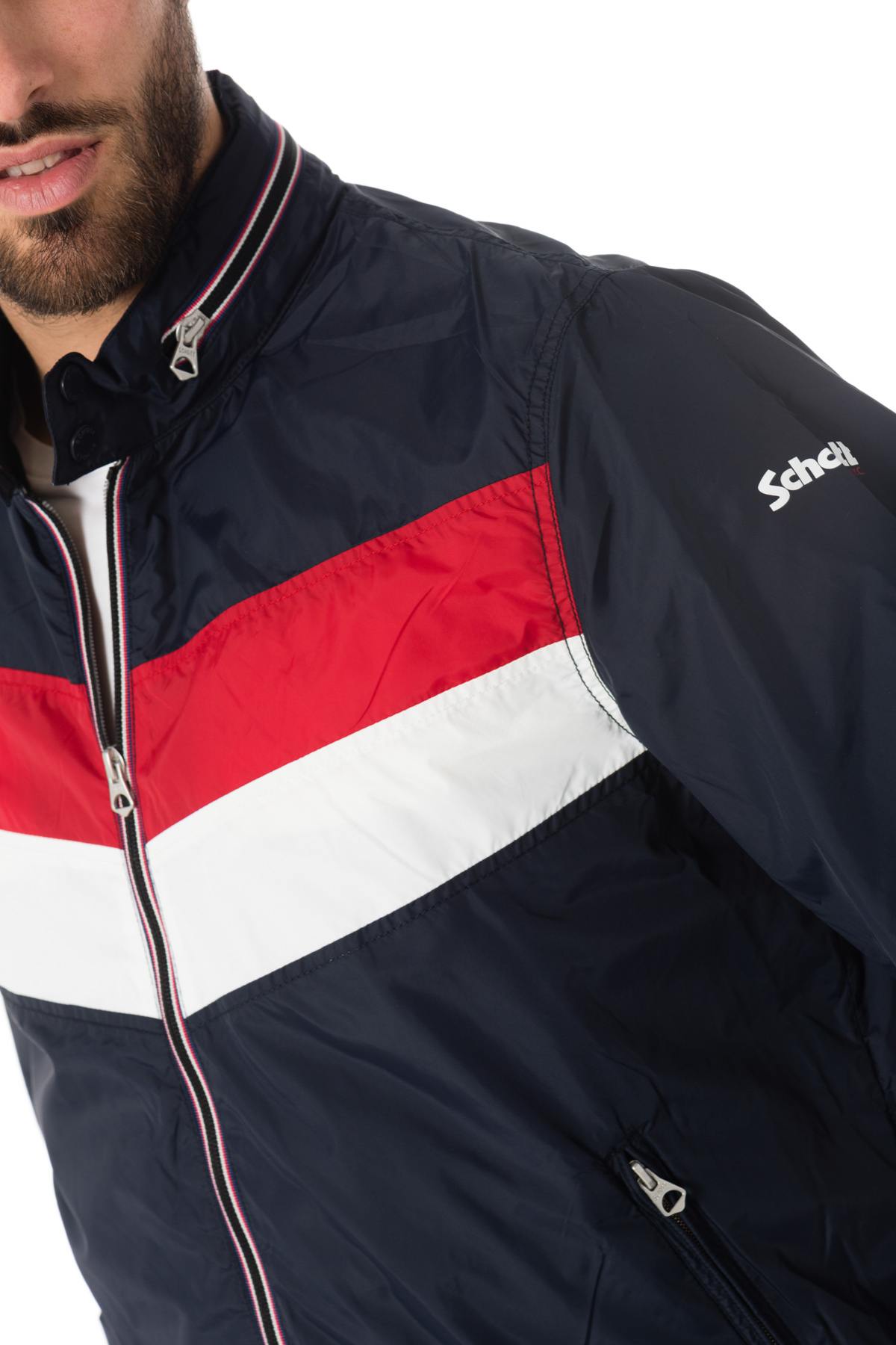 Tricolor windbreaker jacket for men - Image n°3