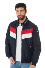 Tricolor windbreaker jacket for men - Image n°6
