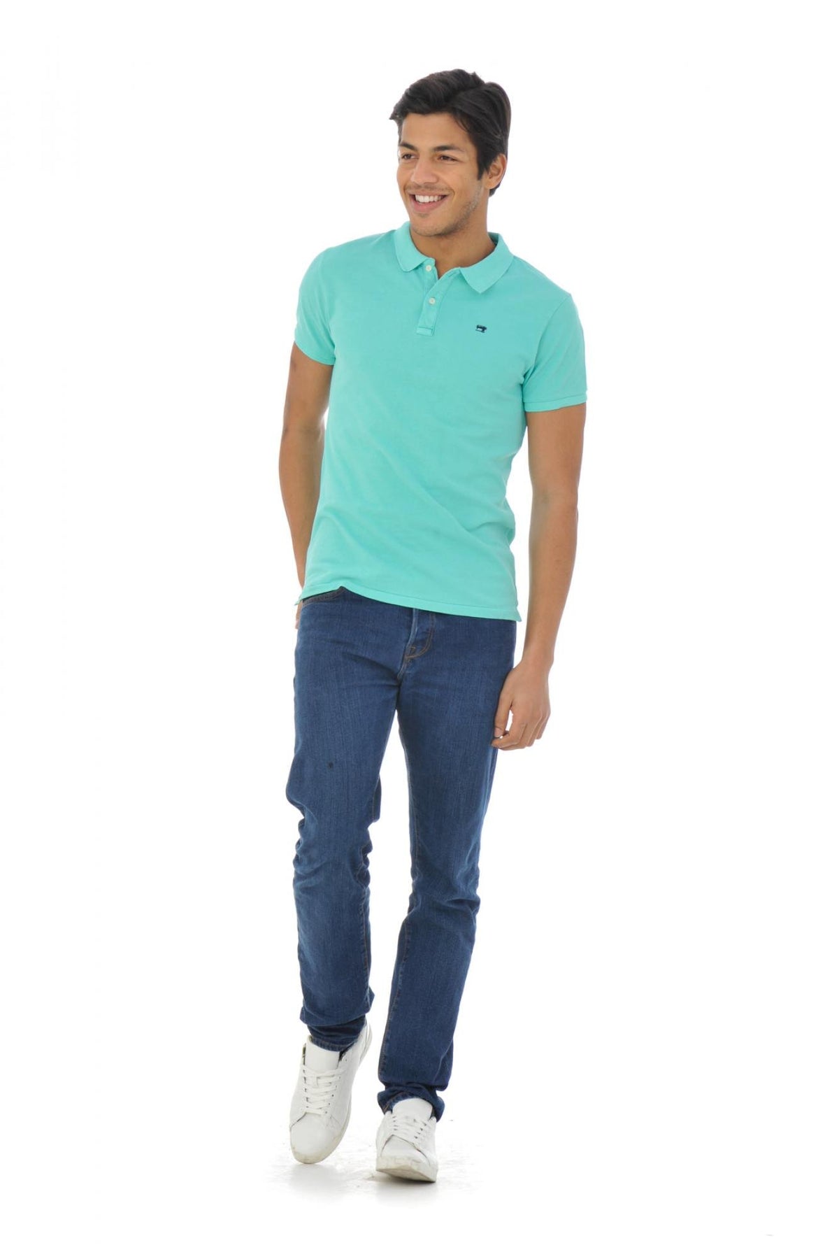 Scotch & soda green summer polo shirt - Image n°5