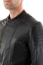 Scotch and Soda Black Leather Jacket for Men - Image n°4