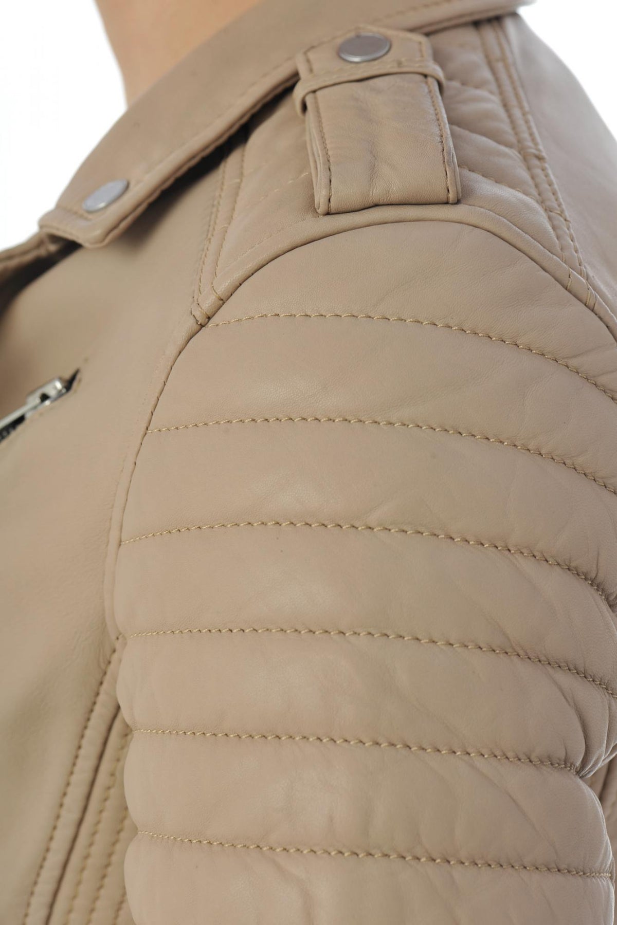 Pariente ivory colored fitted perfecto - Image n°10