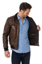 Men's buffalo leather jacket - Image n°5