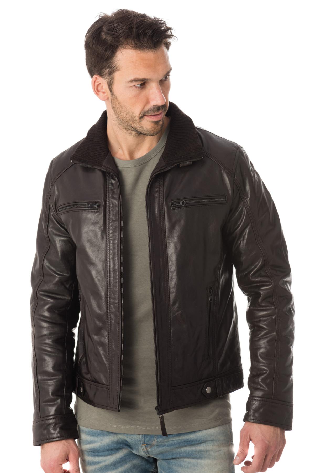 Serge Pariente jacket in brown color - Image n°1