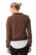 Nubuck-effect leather jacket - Image n°6