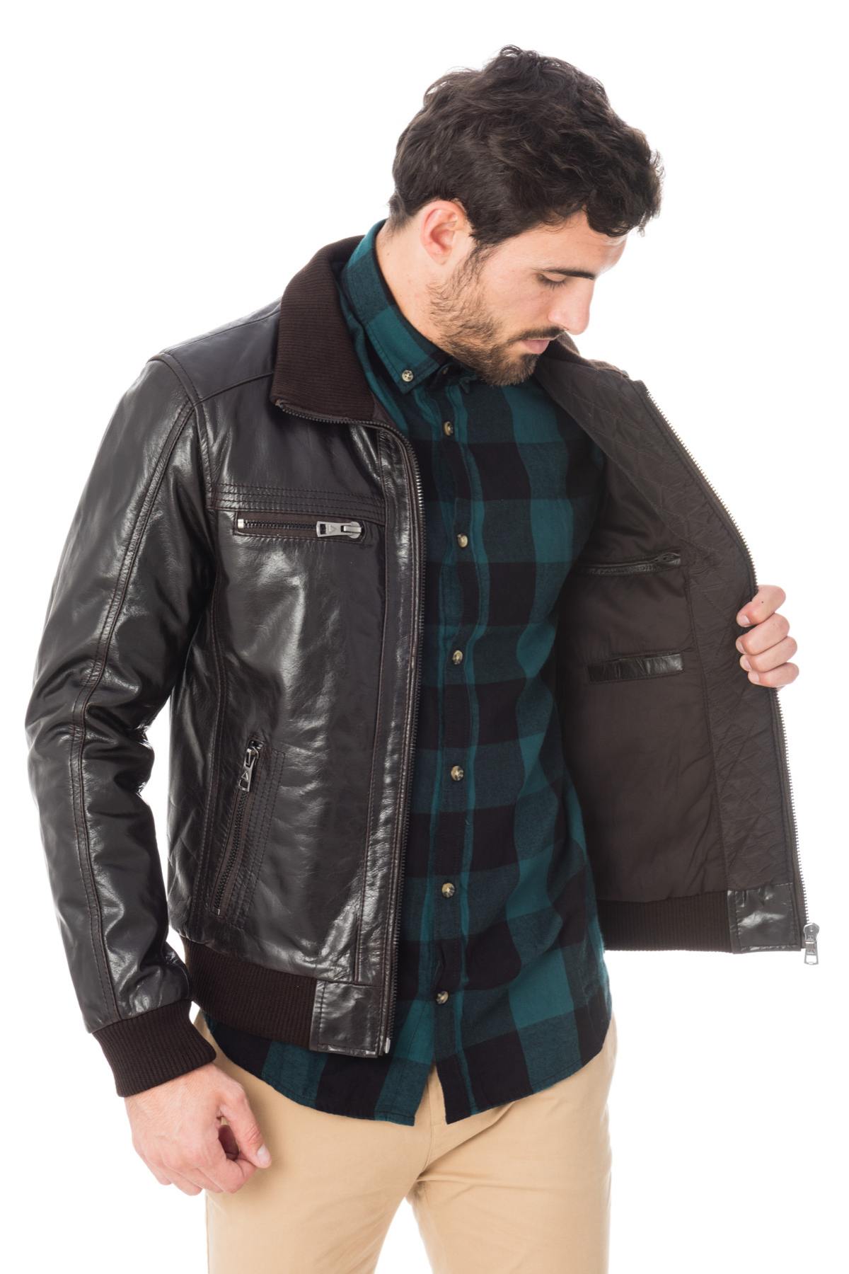 Men's buffalo leather jacket - Image n°4