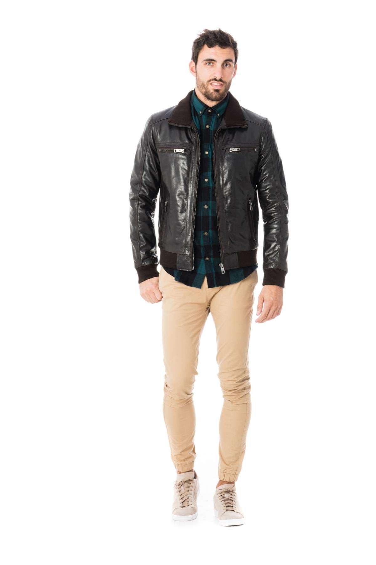 Men's buffalo leather jacket - Image n°2