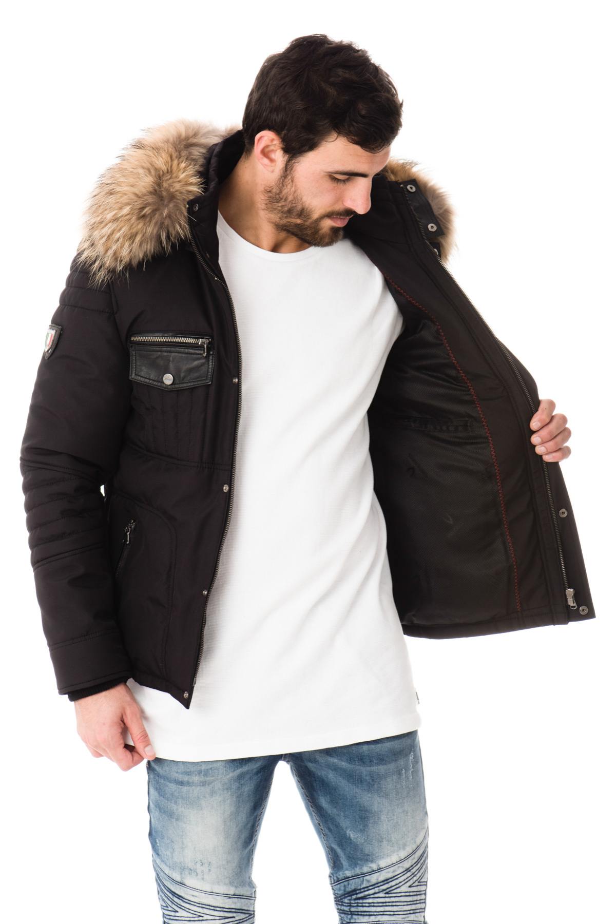 Ventiuno down jacket for men with natural fur - Image n°5