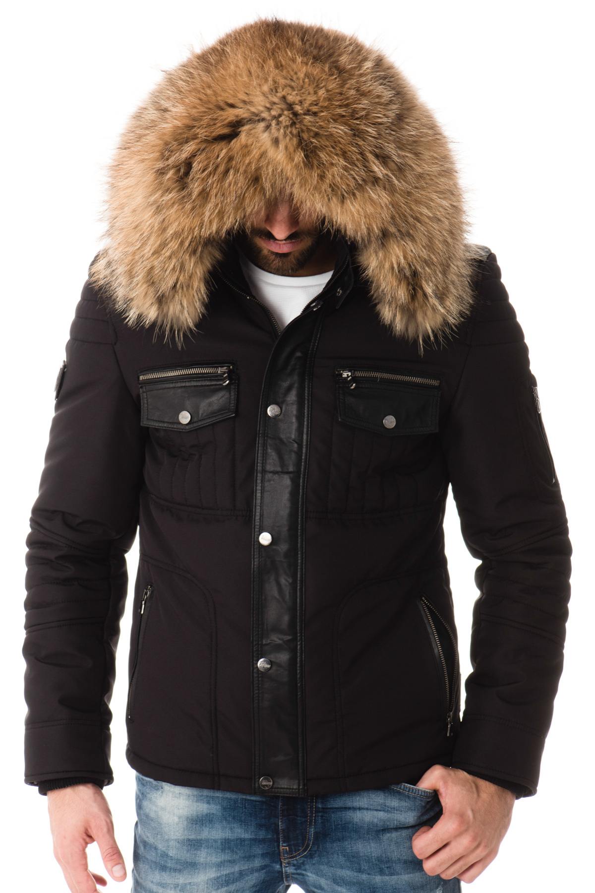 Ventiuno down jacket for men with natural fur - Image n°4