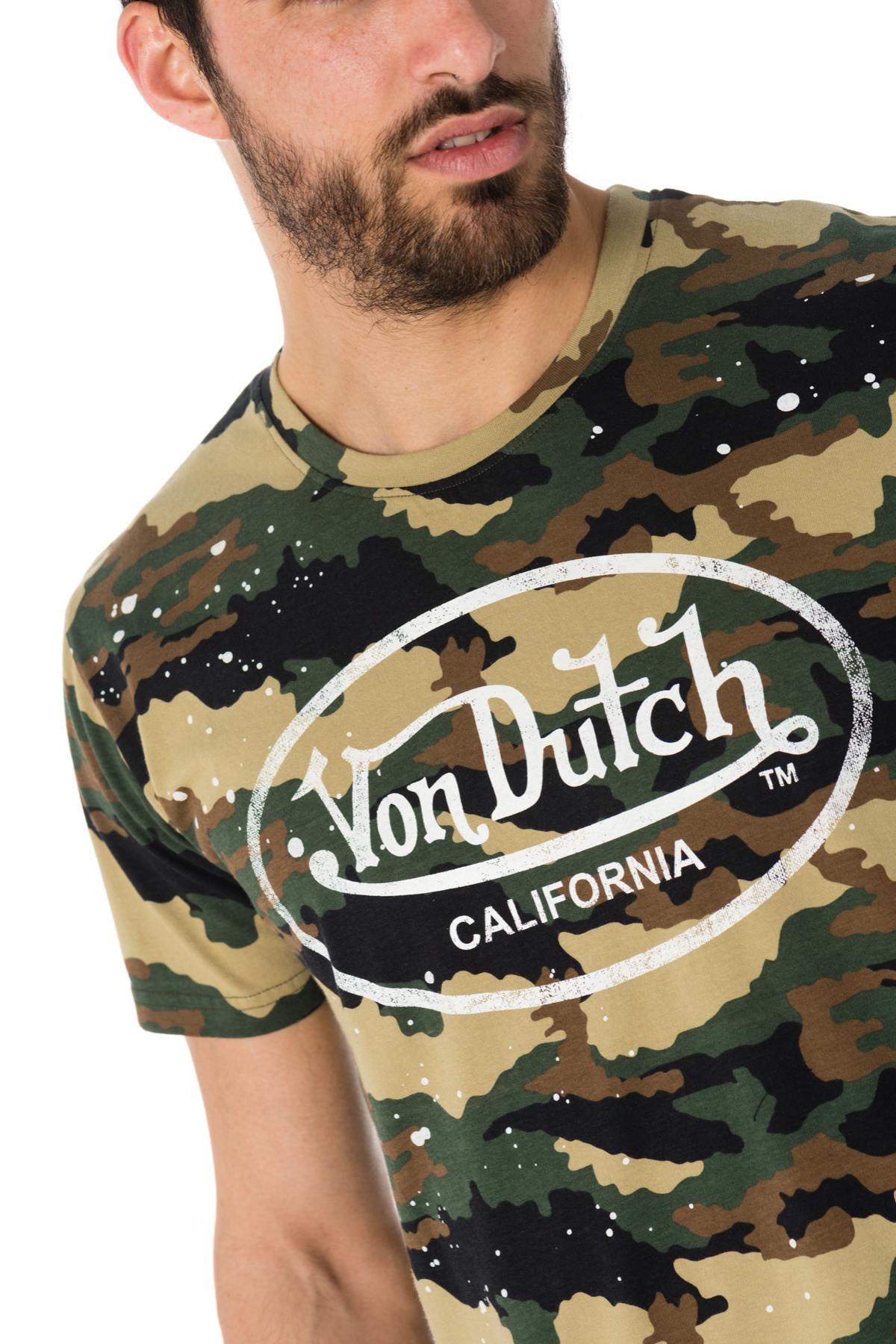 Von Dutch men's camouflage T-shirt - Image n°4
