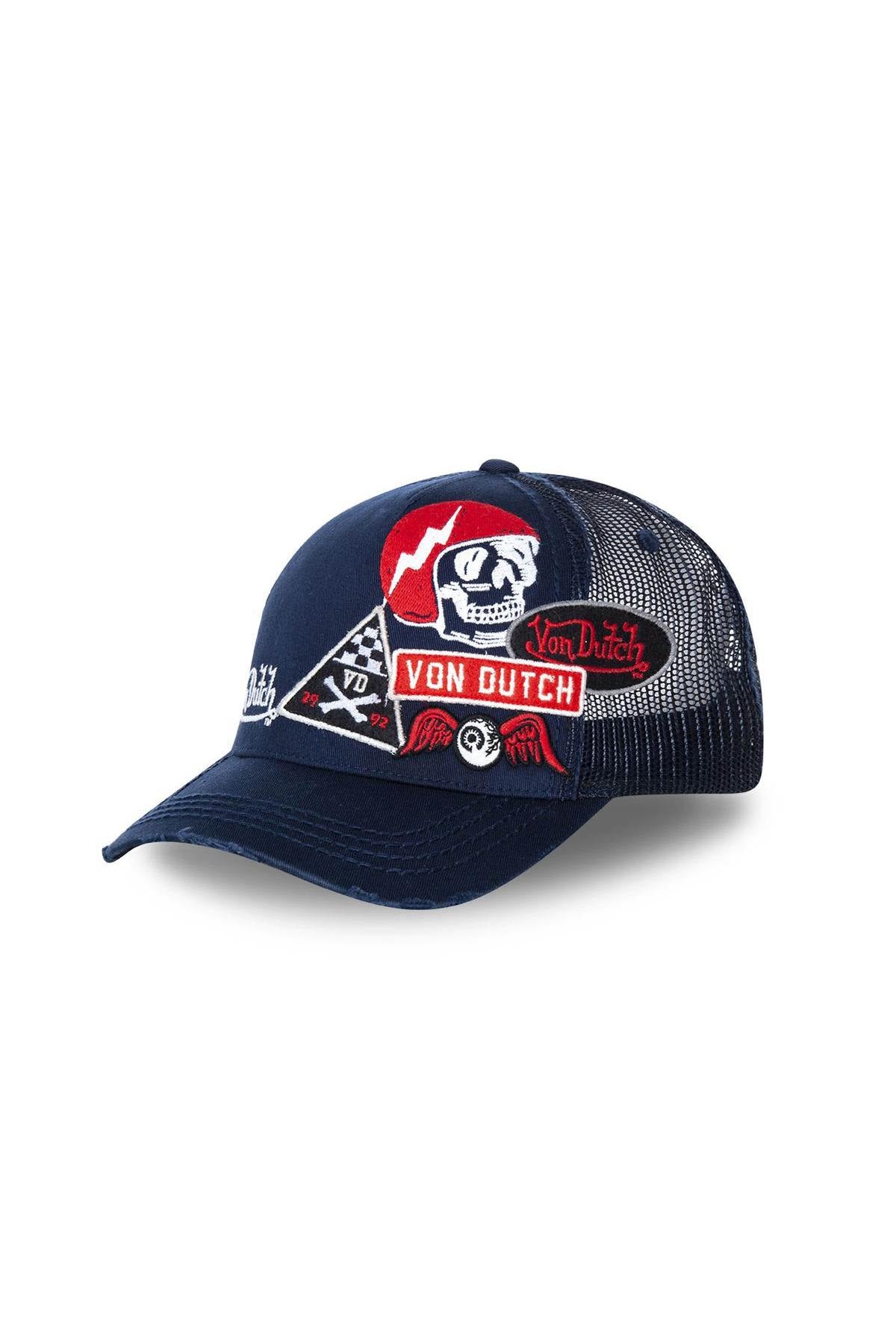 Von Dutch Navy Skull Cap - Image n°1