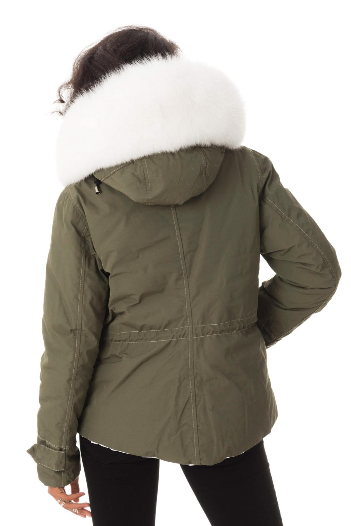 Reversible khaki/white jacket Flo&Clo - Image n°10