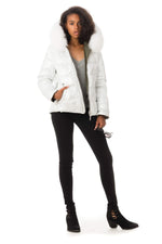 Reversible khaki/white jacket Flo&Clo - Image n°5