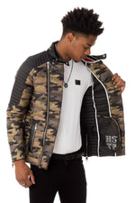Thin camouflaged down jacket - Image n°6