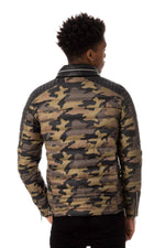Thin camouflaged down jacket - Image n°7