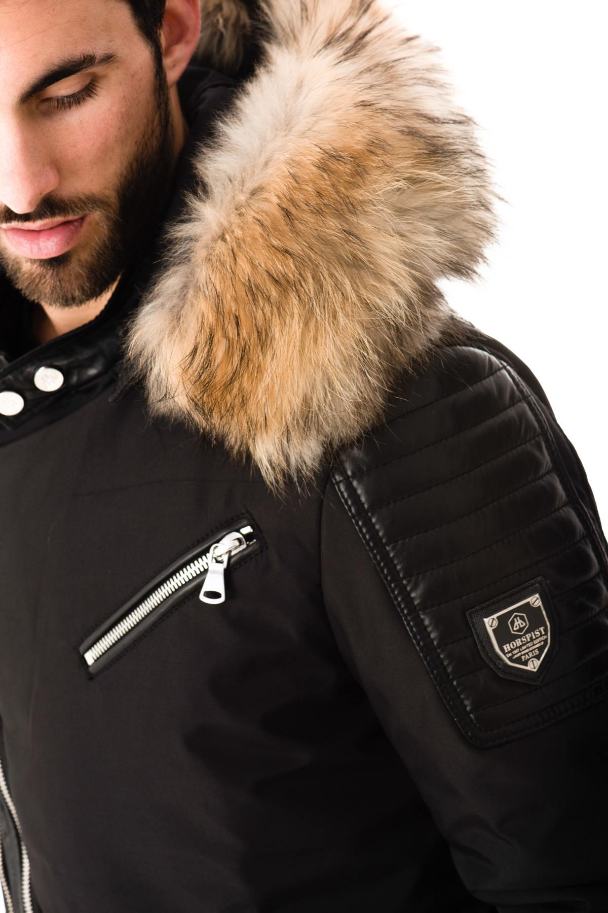 Horspist down jacket with fur collar - Image n°7