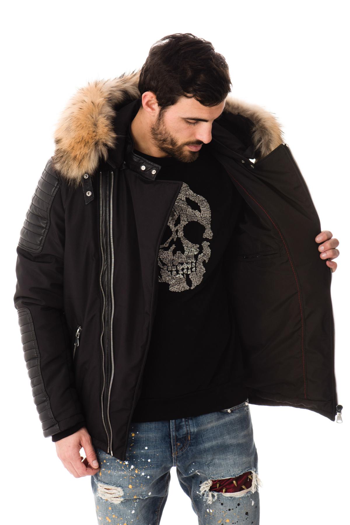 Horspist down jacket with fur collar - Image n°6