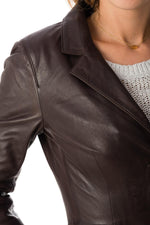 Irina Lamb Women's Jacket Ruby Brown - Image n°6