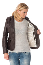Irina Lamb Women's Jacket Ruby Brown - Image n°5
