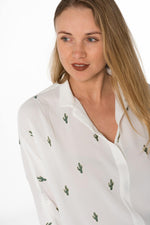 White top with cactus pattern - Image n°6