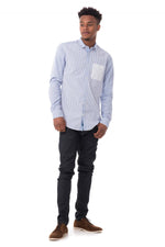 Scotch and Soda men's striped shirt - Image n°2