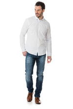 Scotch&soda men's plain white shirt - Image n°2