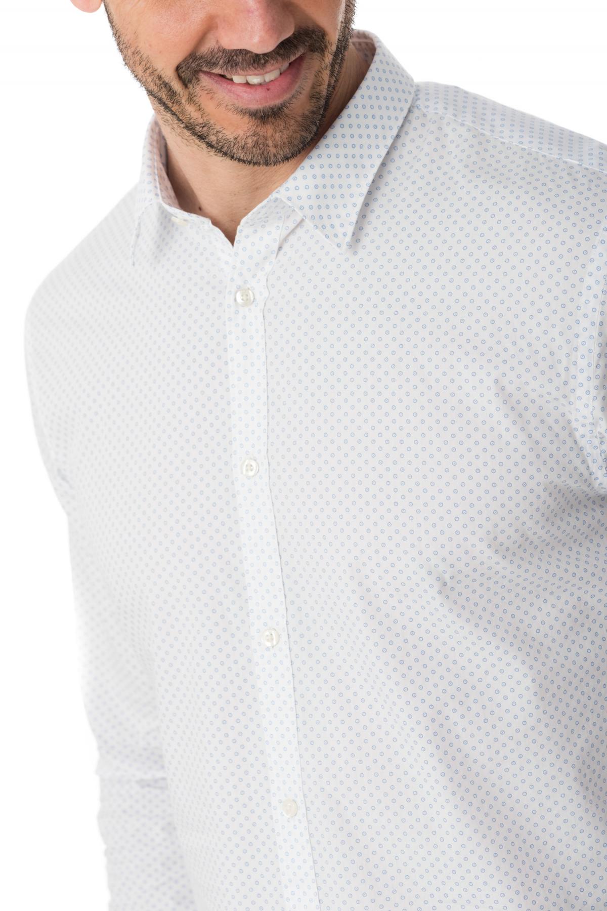 Scotch&soda men's plain white shirt - Image n°4