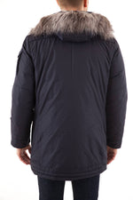 Serge Pariente Blue Down Jacket for Men in nylon - Image n°5