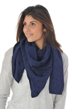 Kaporal heart embroidered scarf - Image n°2