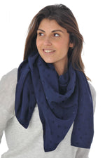 Kaporal heart embroidered scarf - Image n°1
