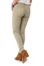 Kaporal women's khaki jeans - Image n°2