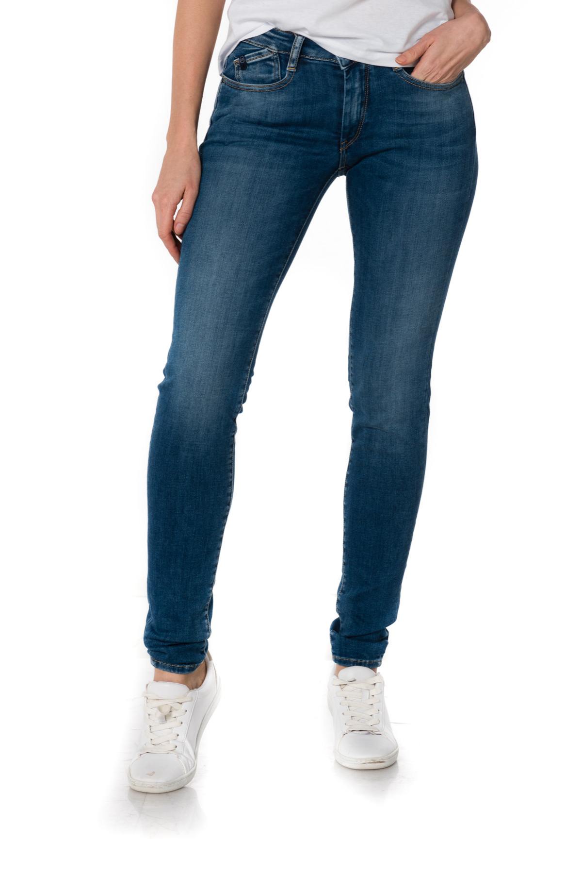 Washed blue skinny jeans - Image n°1
