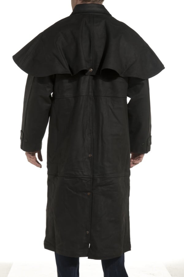 LAST REBELS men's coat in oiled leather - Image n°3