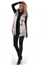 Serge Pariente women's coat in khaki cotton - Image n°3