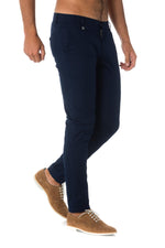 Antony Morato navy blue pleated pants - Image n°1