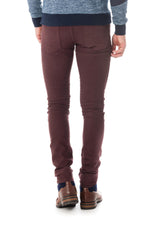 Burgundy skinny pants - Image n°2